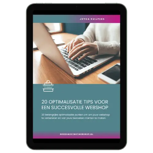 20 optimalisatietips voor een succesvolle webshop